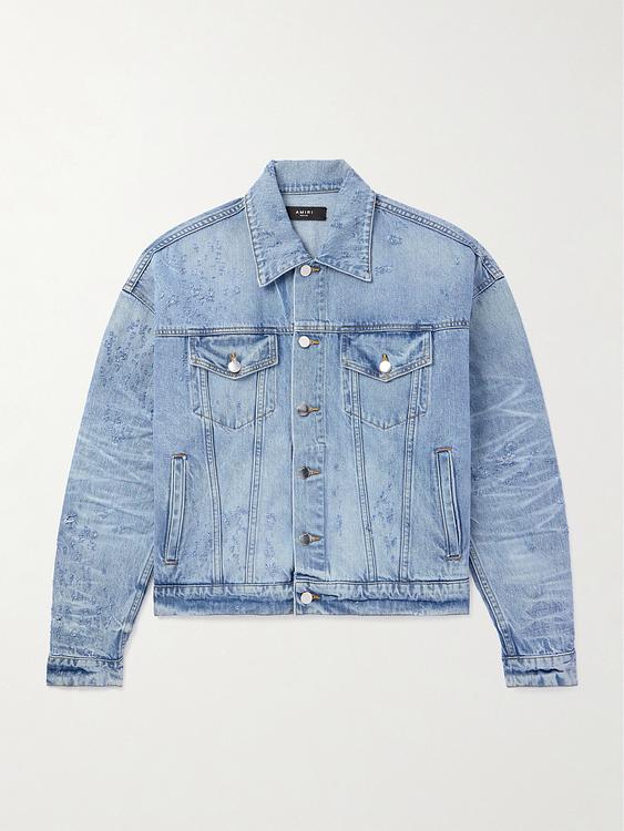 Light blue denim jacket from Amiri