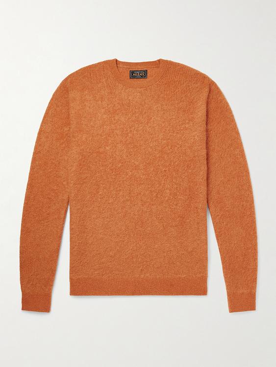 Brown cashmere sweater from Beams Plus