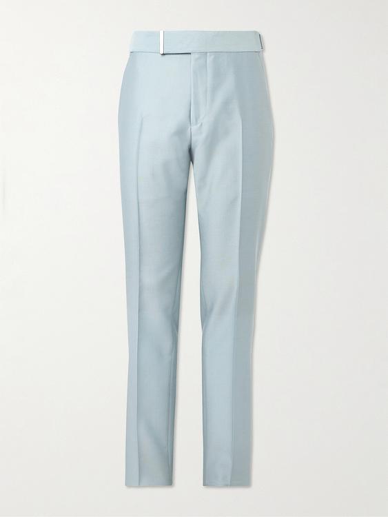 Light blue suit trousers from Tom Ford