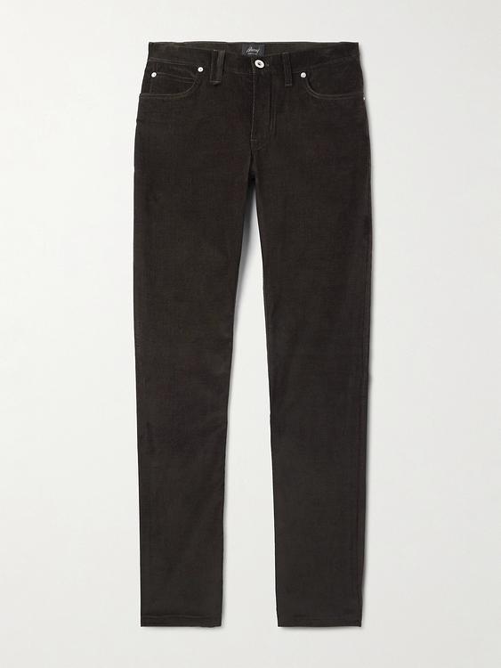 Black chinos from Brioni