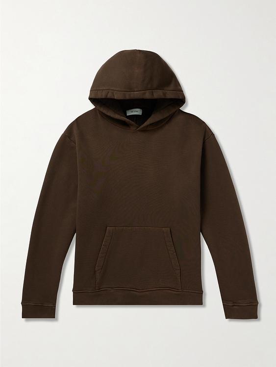 Dark brown hooded sweatshirt from Ssam