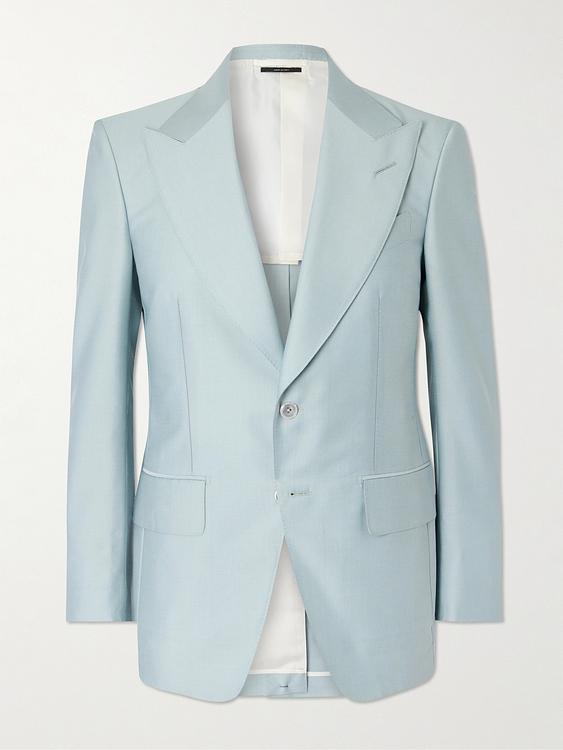 Light blue suit jacket from Tom Ford