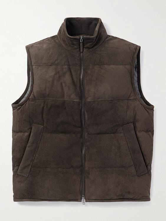 Dark brown vest from Zegna