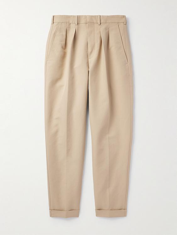 Beige casual trousers from Tom Ford
