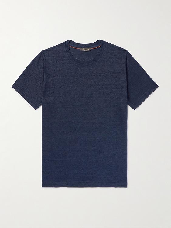 Dark blue t-shirt from Loro Piana