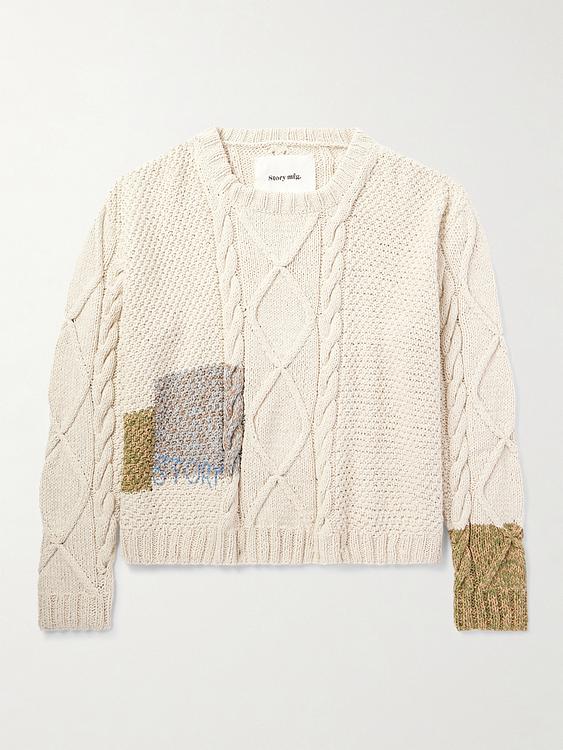 White cardigan from Story Mfg.