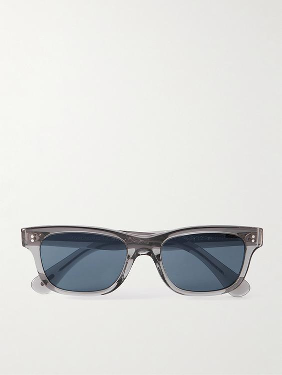 Grey d-frame sunglasses from Oliver Peoples