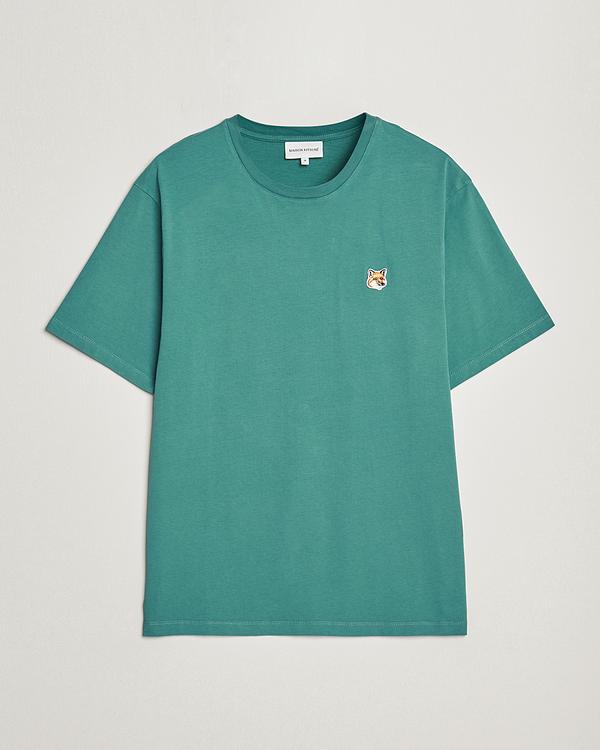 Teal t-shirt from Maison Kitsuné