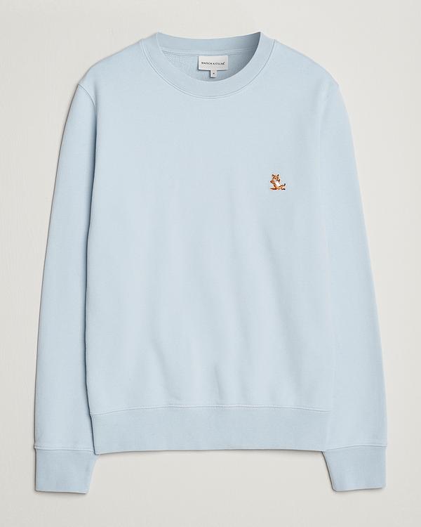 Light blue sweatshirt from Maison Kitsuné