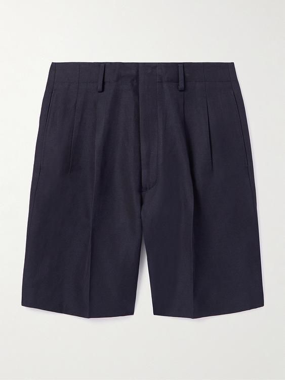 Black chino shorts from Loro Piana