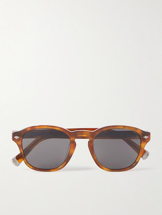 Brown d-frame sunglasses from Brunello Cucinelli