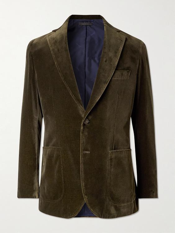 Dark green tuxedo jacket from Brioni