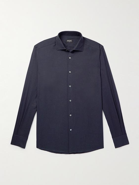 Black casual shirt from Zegna