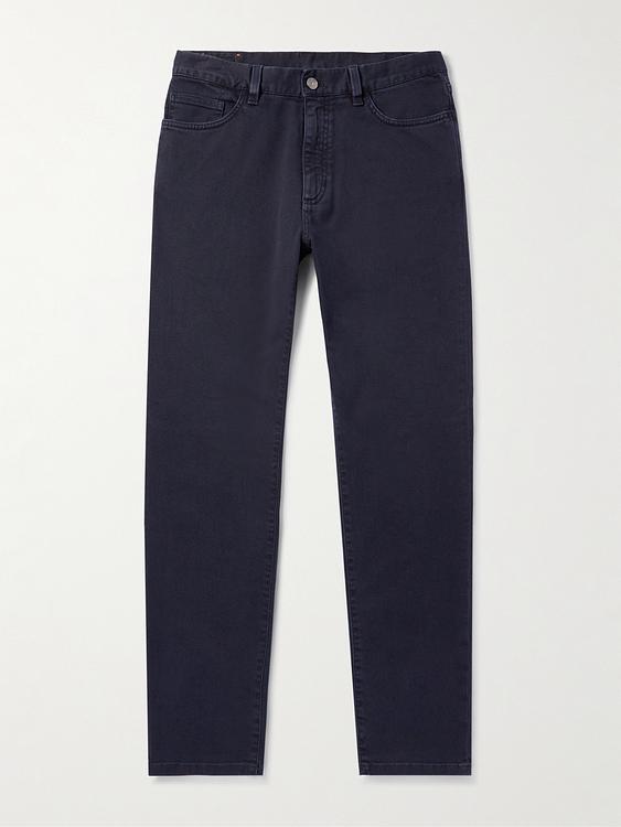 Black chinos from Zegna