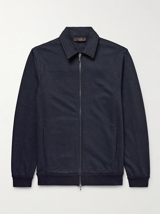 Black casual jacket from Loro Piana