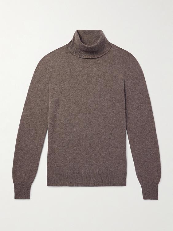 Taupe turtleneck from Altea