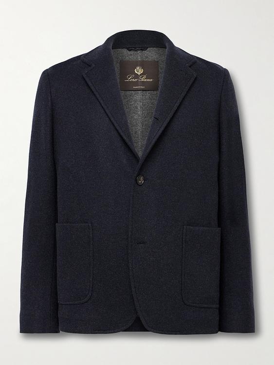 Black suit jacket from Loro Piana