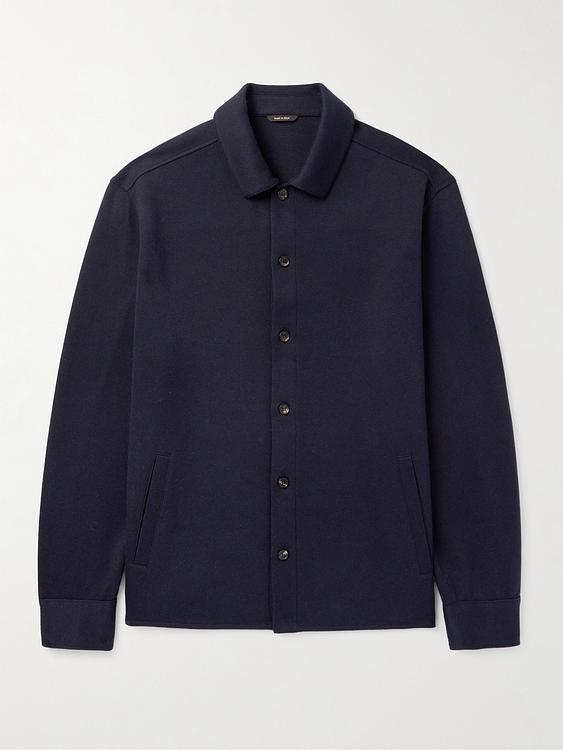 Black casual shirt from Loro Piana