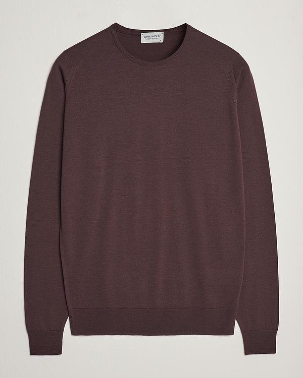 Dark brown sweater from John Smedley