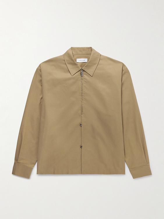 Taupe casual shirt from Le 17 Septembre