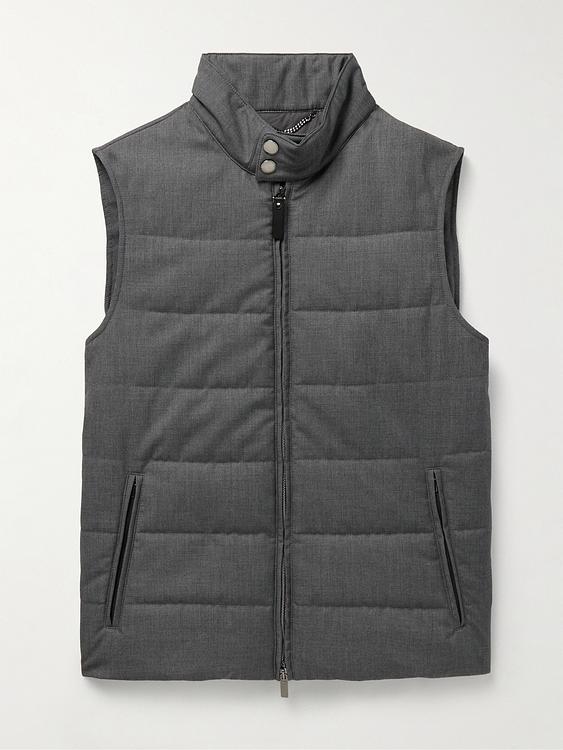 Dark grey vest from Canali