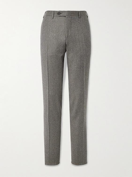Grey suit trousers from Canali