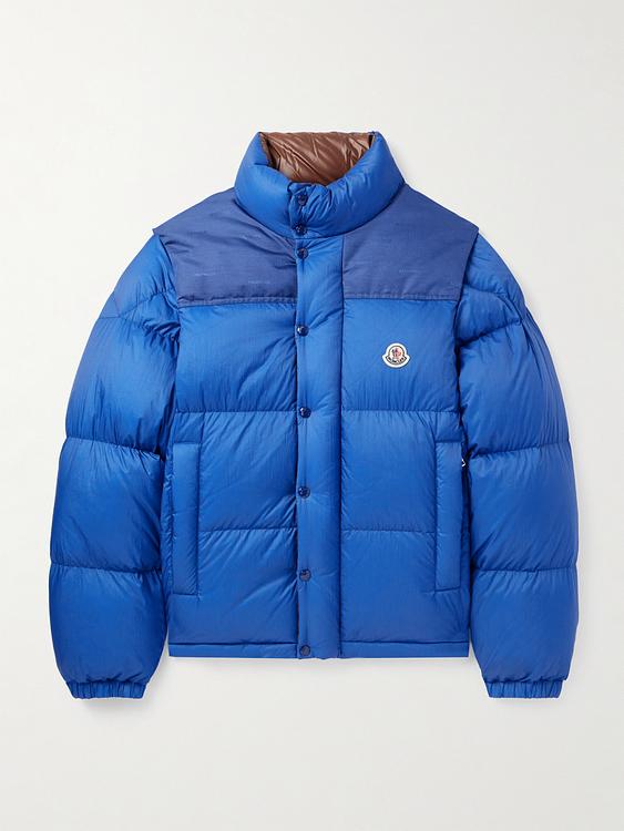 Dark blue down jacket from Moncler