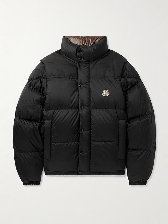 Black down jacket from Moncler