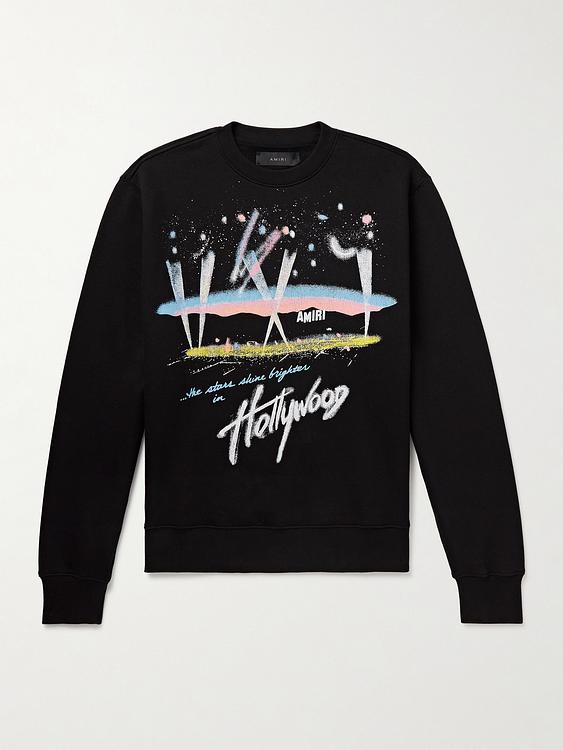 Print black sweatshirt from Amiri