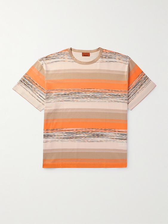 Striped beige t-shirt from Missoni