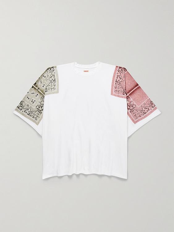 Print white t-shirt from Kapital