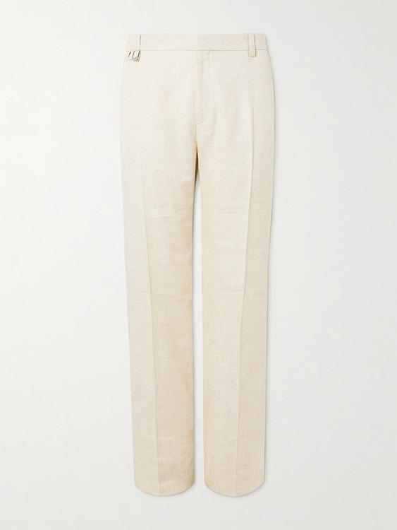 White formal trousers from Jacquemus