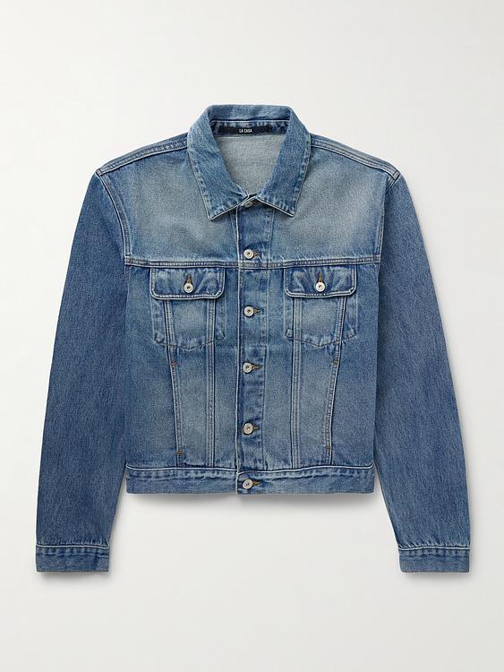 Dark grey denim jacket from Jacquemus