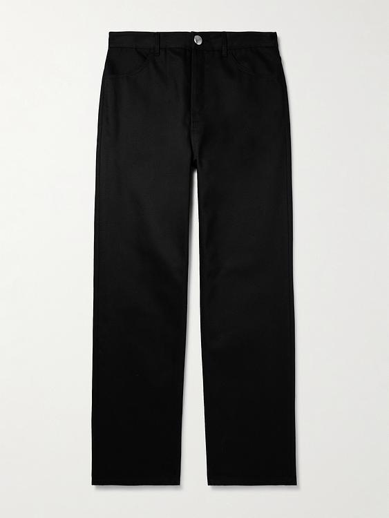 Black casual trousers from Jil Sander