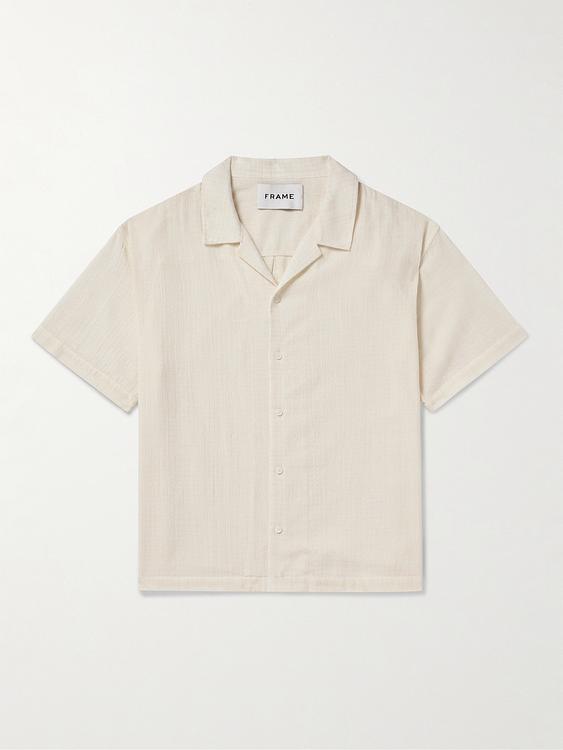 White short sleeve shirt from Frame