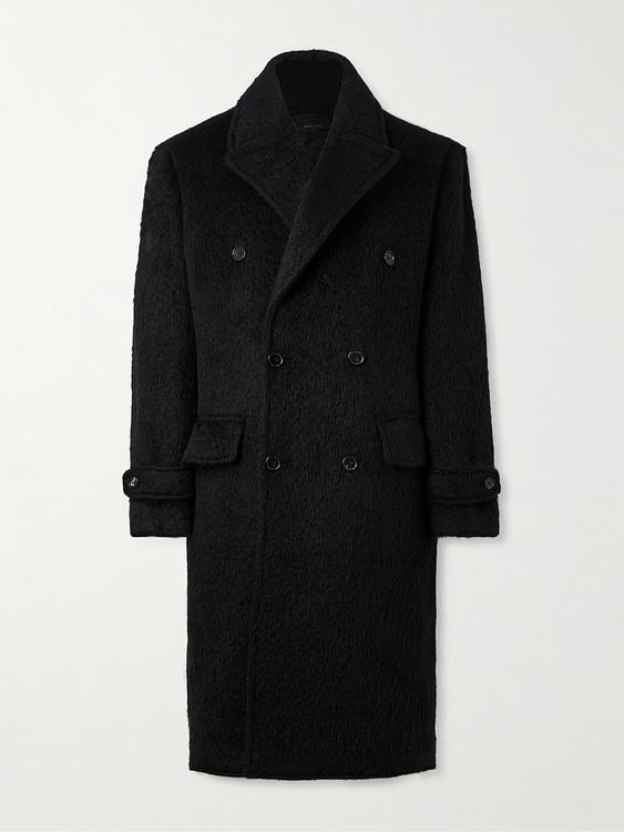 Black coat from Brioni