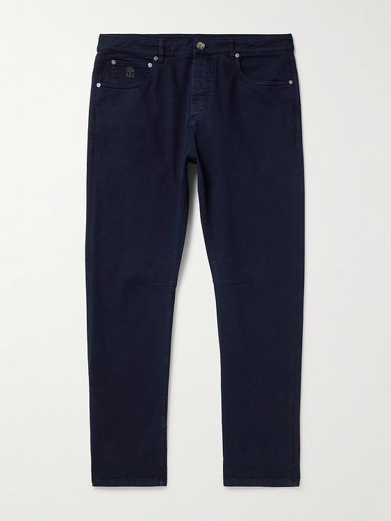 Black chinos from Brunello Cucinelli