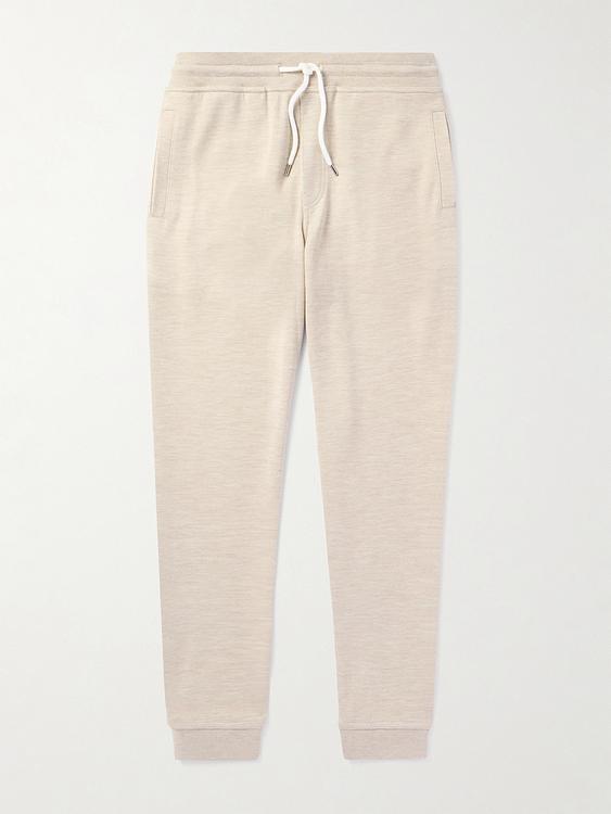 Beige sweatpants from Brunello Cucinelli