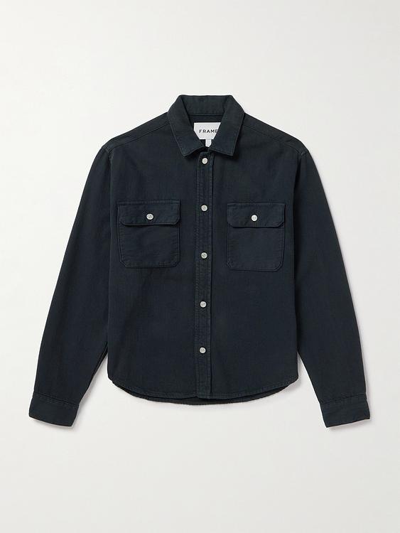 Black overshirt from Frame