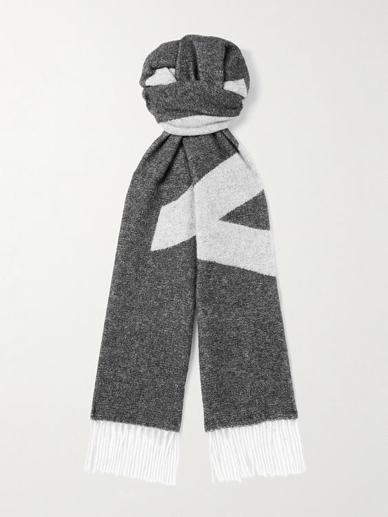 Dark grey scarve from A.P.C