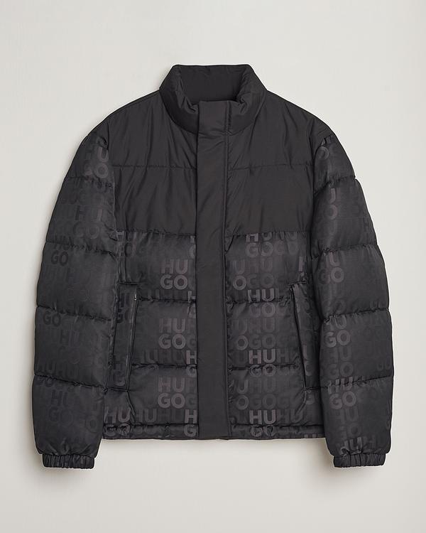 Dark grey down jacket from Hugo