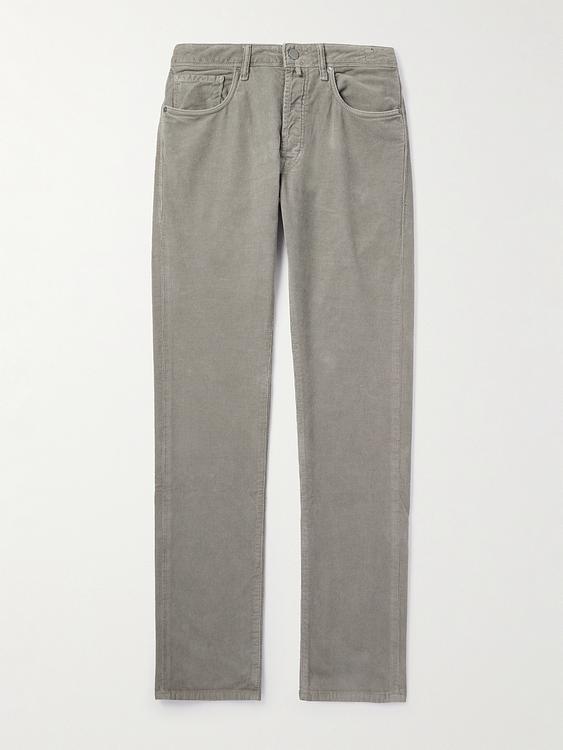 Grey chinos from Incotex
