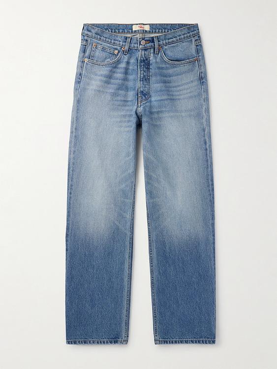 Blue wide-leg jeans from Cherry Los Angeles