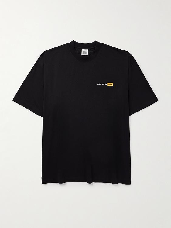 Black t-shirt from Vetements