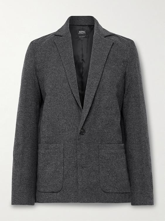 Dark grey suit jacket from A.P.C