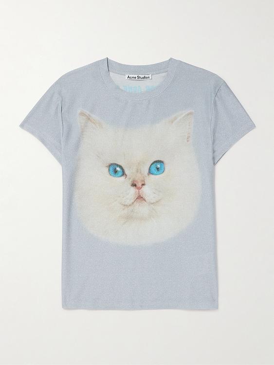 Print grey t-shirt from Acne Studios