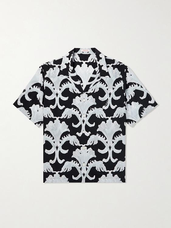 Grey short sleeve shirt from Valentino Garavani
