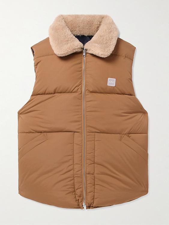 Brown vest from A.P.C