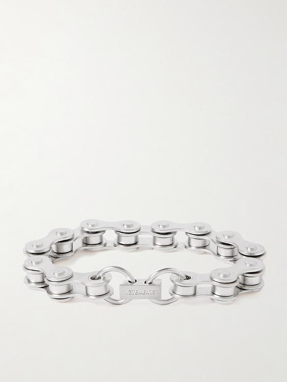 Grey bracelet from Vetements