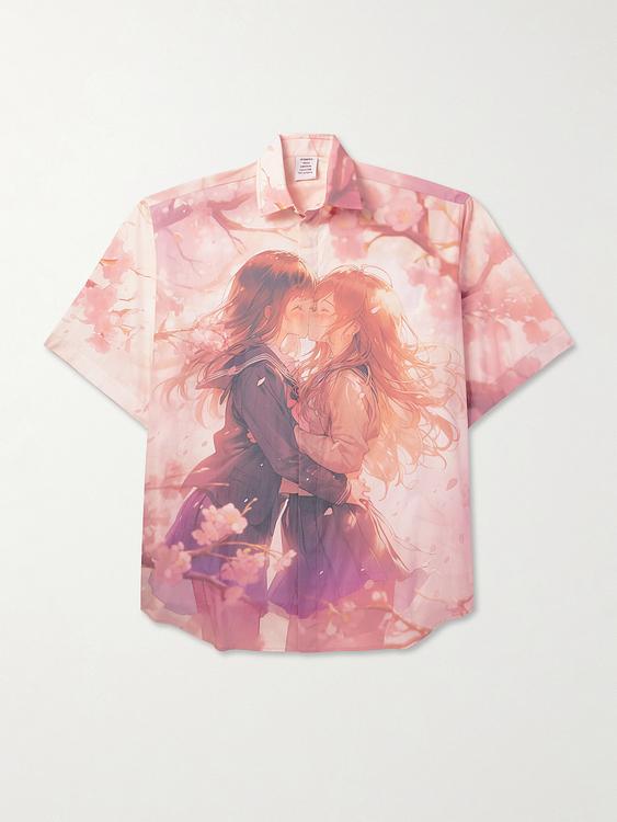 Light pink short sleeve shirt from Vetements